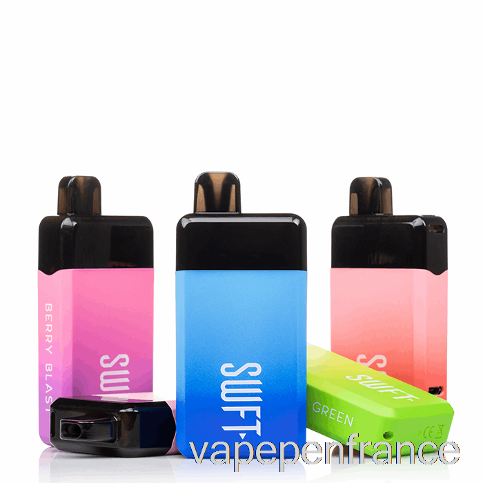 Stylo Vape Jetable Swft Mod 5000 Raisin Pomme